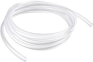 ONRYSXN 3 Meters Silicone Hose Tube, 6mm x 8mm PVC Flexible Water Pipe Clear Cuttable Vinyl Tubing Food Grade 3 Metres Transparent Hose Pipe Lightweight Rubber Tube for Transfer Oil air