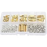 Tamaño (M3*6+6mm,M3*8+6mm,M3*10+6mm,M3*12+6mm,M3*15+6mm,M3*20+6mm),10 unidades,Tornillo M3*6mm,60pcs Tuercas M3*6mm,M3*60;Tuercas M3*60;;