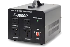 Yinleader 3000 VA 110 Volt USA Trasformatore di tensione 3000 VA ingresso: 110 V o 220 V, uscita: 110 V e 220 V