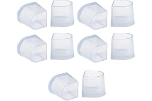 HEALIFTY 5 paia di protezioni alto trasparente antiscivolo antisdrucciolo resistenza all'abrasione taglia s (trasparente)