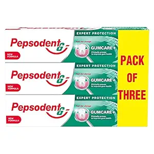 Pepsodent Tooth Decay Prevention Gum Care Toothpaste- 140 g (Pack of 3)