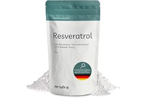 ‎NEOTES neotes Trans-Resveratrol Pulver - 1 x 15 g Beutel im 1-Monatspaket | wirkt Antioxidiativ & Immunsystem unterstützend | Vegan & Glutenfrei - Ohne Gentechnik & Ohne Zusätze