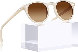 Carfia Gafas de sol Mujer Polarizadas Vintage con Montura de Acetato y Protección UV400