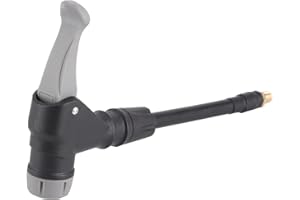 Mxzzand Easy Snap‑on Connector Inflator Hose Adapter, Compact Size Tire Pump Adapter for French Inflatable Valve