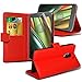 Price comparison product image Samsung Galaxy A5 2017 case ( Red ) Cover for Samsung Galaxy A5 2017 Wallet Case Durable Book Style PU Leather Wallet Elegant Classic Flip cover Case Skin Cover+ LCD Screen Protector Guard, Polishing Cloth Samsung Galaxy A5 2017 Wallet + FREE SCREEN PROTECTOR FILM By i-Tronixs®