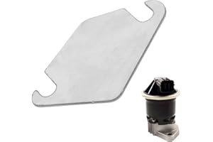 ERIOSCAR Plaque Egr 1.6 Hdi en Acier Inoxydable, Joint de Vanne, EGR Blanking Gasket, EGR joint d'étanchéité EGR Block, Joint D'Obturation Egr pour Ford, Citroën-Sans Trou