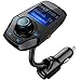 [2017 Version] Bluetooth FM Transmitter, OMorc KFZ Auto Radio Adapter Auto Bluetooth Freisprecheinrichtung Bluetooth USB Auto-Ladegerät Car Mp3 Player Bluetooth Car Kit mit 2 USB Ladegerät, 1,44-Zoll-Bildschirm in 270 Grad, Einschalten / Ausschalten-Schwarz