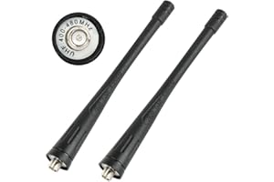 BaoFeng Lot de 2 antennes d'origine pour radio bidirectionnelle BaoFeng BF-666s, BF-777s, BF-888s, BF-88E SMA femelle, 400-470 MHz