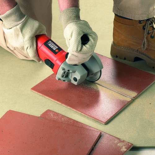 Black + Decker 710 Watt Winkelschleifer, 115mm Scheibendurchmesser, 2-Positionen Zusatzhandgriff, CD115 - 2
