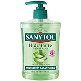 Sanytol - Moisturizing Hand Soap Aloe Vera and Green Tea - 500 ml | Combines protection against external agents with the hydr