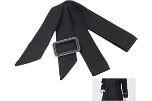 GORGECRAFT Trenchcoat bä för kvinnor 171 cm polyestermidjeband ersättning vindrock brett knytband justerbart spänne bälten