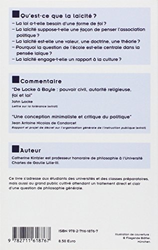 Book's Cover of Qu'est-ce que la laïcité ?