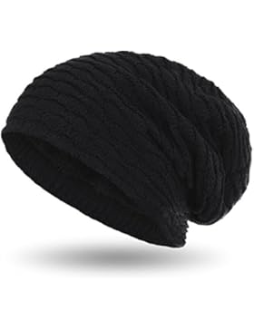 Compagno Wintermütze warm gefütterte Mütze sportlich-elegantes Wabenmuster mit weichem Fleece-Futter Beanie meliert