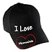 Produktbild Multifanshop Baseballcap Modern I Love Miesmuscheln schwarz