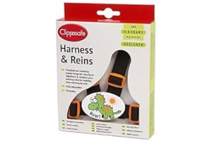 FASHION REVIEW New Babys Clippasafe Designer Harness & Reins Anchor Straps Dinosaur & Ladybird (Dinosaur)