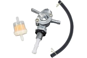 AISEN M10x1.25 Universal Kraftstoffhahn Benzinhahn Schalter Kraftstoffventil Pumpe für Generator Gasmotor Kraftstofftank Stromerzeuger und Benzin Motoren