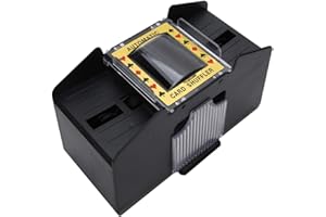 BOXWIZARD Kartenmischer-automatische batteriebetriebene Spielkarten-Mischmaschine für 1 bis 4 Deck-Schürhaken