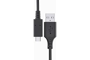 PLUX Replacement USB Charging Cable USB-C Charger Cord Compatible for Sony WH/WF-1000XM5 WH/WF-1000XM4 WH/WF-1000XM3 WH-XB910N WH-H910N WH-CH510 CH520 CH710N CH720N Wireless Headphones (100CM/Black)
