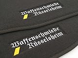 Opel Astra Fußmatten Set (2-teilig) Velours mit Bestickung 