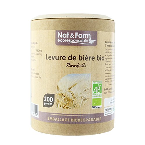 Titre NAT&FORM ECO RESP Levure biere Bio Gélule B/200