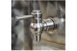 SIP RUBINETTO A SFERA ACCIAIO INOX 3/8" PER FUSTO FUSTI CONTENITORE OLIO ANTIGOCCIA