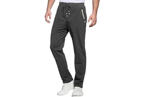 ZOXOZ Jogging Homme Pantalons de Survêtement Hommes Coton avec Poches Zippées