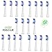 Produktbild 20 Stk. (5x4)Sohv® Zahnbürstenkopf Ersatzstücke für Braun Oral-B Pulsonic (SR32-4). Komplett kompatibel mit den folgenden Griffen elektrischer Zahnbürsten(Oral-B Pulsonic Slim, Oral-B Pulsonic, Oral-B Pulsonic SmartSeries) ,4stk(1x4)