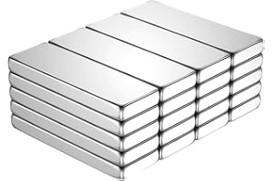 20 st kraftfulla neodymmagneter, 30 x 10 x 3 mm, högpresterande rektangulära platta magneter med trippelrostbeläggning för ko