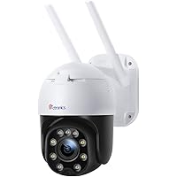 4X Optischer Zoom Überwachungskamera Aussen WLAN, Ctronics PTZ Dome WiFi IP Kamera Outdoor mit Mensch Bewegungsmelder…