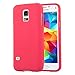 Price comparison product image Cadorabo Case works with Samsung Galaxy S5 MINI / S5 MINI DUOS in FROST RED – Shockproof and Scratch Resistant TPU Silicone Cover – Ultra Slim Protective Gel Shell Bumper Back Skin