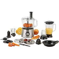 Robot de cuisine 15-in-1 Princess 220140 - Ensemble complet - Acier inoxydable