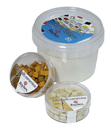 Rayher 1460598 Fugenmasse für Mosaik, Dose 125g, anthrazit - 3