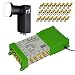 Produktbild Multischalter PM-ECO 5/8 PremiumX Green Diamond Multiswitch mit Netzteil 1xSat für 8 Teilnehmer FullHD HDTV 3D + LNB Quattro 0,2 dB Inverto Black Ultra + 24x F-Stecker