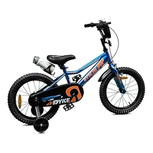 Riders Ryker 14 UV Coated Chrome Blue Kids Bicycle for Boys - Age Group 3 to 5 Years