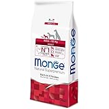 Monge Natural Superpremium Adult Rich in Chicken, Cibo per Cani di Tutte Le Razze sotto i 10 kg , con Pollo, Molto Ricco di F