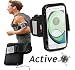 Produktbild Navitech wasserdicht Schwarz Sport / Fitness / Jogging / Radfahren / Skifahren Armband Tasche Oberarmtasche Schutz Hülle Etui Case für BLU Studio G HD LTE