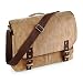 Produktbild Shirtstown Vintage Canvas Satchel Messenger, Schultasche, Umhängetasche, Schultertasche sahara