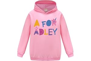 OAIXIUR Adley Merch Kids Sweatshirts Fashion Letter Graphic Printing Hoodies for Girls