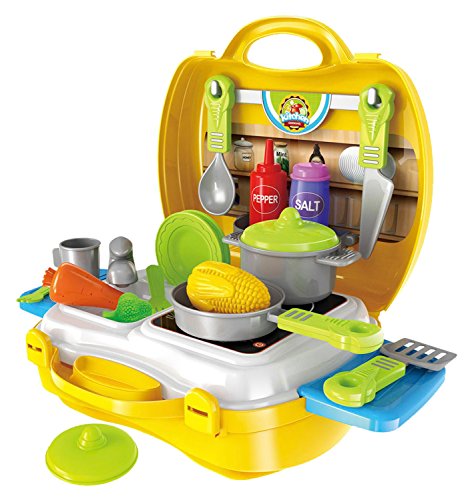 Preisvergleich Produktbild Bieco 19008311 - Reise Küchen Koffer, 26 teilig