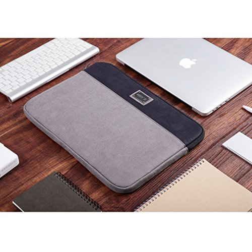 CAISON 14 zoll Wildleder Klassisch Komfort Laptop Hülse Notebook Schutzhülle Tasche für 14″ Notebook Computers / 13.5″ Microsoft Surface Book / 13.3″ Dell Alienware 13 - 6