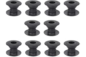 BUOSHA Roulement de football de table, Yevenr 10 paires de roulements de baby-foot 5529 Roulement de baby-foot de table Roulement à billes de football de table noir Accessoire de jeu de ballon de football de