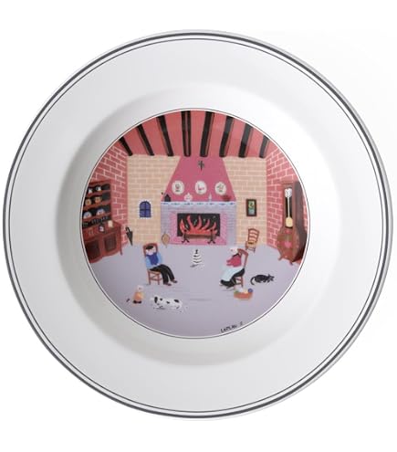 Villeroy & Boch 10-1634-3934 Design Naif Gifts Ciotola Quadrata, Porcellana con Decorazioni dall'Aspetto Fantasioso, Quadrata : Villeroy & Boch