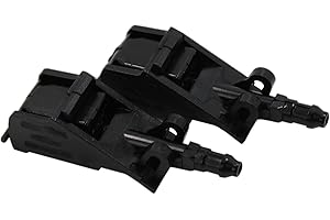 BIAREN 2 boquillas de chorro para limpiaparabrisas delantero para Volkswagen VW T5 Transporter Golf Mk4 Bora Polo Touareg Beetle Lupo Seat Córdoba Ibiza Toledo Skoda Superb Rapid 6E0955985 6E0955985A