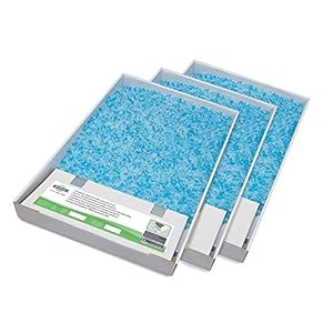 PetSafe PAC19-14264 Bandeja De Arena De Cristal Azul Scoopfree De Repuesto (3 Unidades)