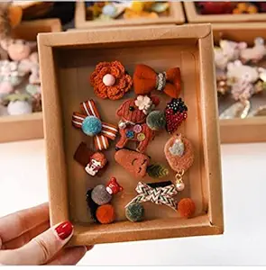 AlizaSet of 10 Pieces Fancy Head wear Accessories For Baby Girls/Toddlers Age 1 yrs to 6 yrs (Random Colour)