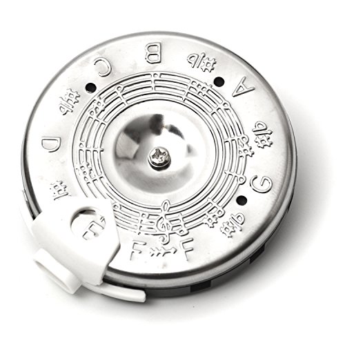 Elagon (PPF) Silbato de tono cromático afinador cromático para cantantes y músicos - de fa hasta fa. Para guitarra, bajo, violín, instrumentos de cuerda, o sintonizador de cantante.