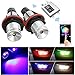 AMBOTHER 2x LED Autoscheinwerfer Auto Headlight Angel Eyes Xenon Licht RGB LED Marker Engelsaugen mit WIFI Fernüber für E39 E60 E87