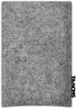 Simon Pike Boston Basic Wool Felt Mobile Phone Case for Huawei Ascend P7 Mini Grey