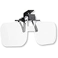 Carson OD-12 Clip and Flip Hands-Free 1.75x (+3.00) Magnifying Lenses, Grey