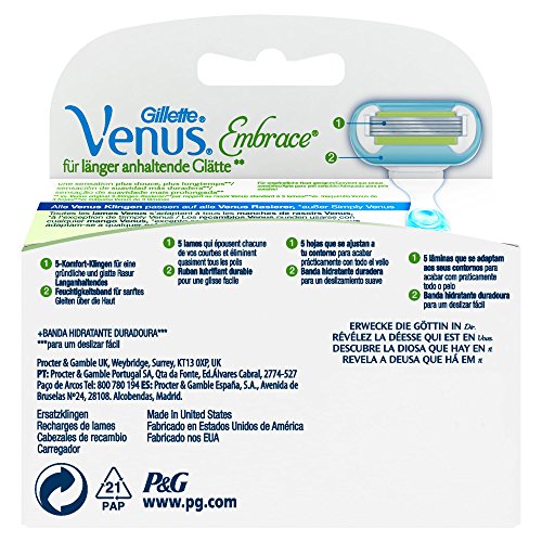 Gillette Venus Embrace Rasierklingen, 4 Stück - 2